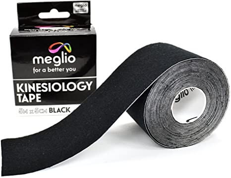 Meglio Kinesiology Tape 5m x 5cm Black