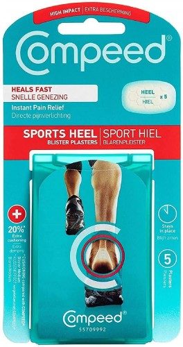 Compeed Sports Heel Blister Plaster 5 Pack